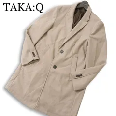 TAKA:Q タカキュー 秋冬★ ウールライク チェスター コート Sz.L　メンズ ビジカジのサムネイル