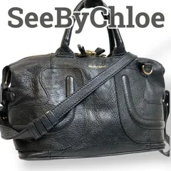 SeeByChloe シーバイクロエ　ショルダーバッグ 斜め掛けバッグ　クロスボディ ハンドバッグ　2way ブラック　レザー　本革　y2k お出かけ　普段使い　日常使い　レディース　通勤　通学　おでかけ　おしゃれ　カバン　鞄