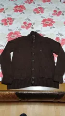 トミーヒルフィガー ニットカーディガン 100 バスト56 丈71