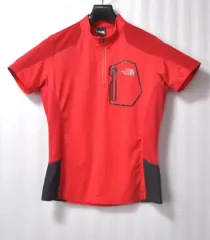 THE NORTH FACE ザノースフェイス / レディース ハーフジップ Tシャツ (サイズ55)