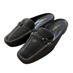 ZK34 Cole Haan コールハーン ローファー スリッポンミュール ブラック レザー レディース 5Bサイズ