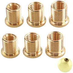 アダプター 汎用 自動車シフト シフトノブ 交換用ネジ シフトレバー ネジ ルミニウム合金材質 ギアスティックノブ スレッド 6個入 スクリュー アダプター リテーナー ほとんどの車のシフトノブに適していますM10x1.25 M10x1.5 M8x1.25