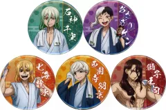 【中古】バッジ・ビンズ 全5種セット 「Dr.STONE×極楽湯・RAKU SPA SENTO WORLD-セントーワールド- トレーディング缶バッジ 温泉ver.」