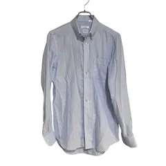 B067 THE SUIT COMPANY ザ スーツ カンパニー シャツ 長袖 ロング ブルー メンズ 39 86