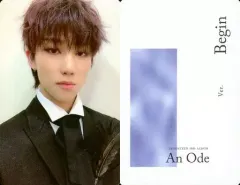 【中古】コレクションカード(男性) SEVENTEEN/THE 8(ディエイト)/衣装黒・両手下げ・体正面・裏面白/CD「3RD Album ： An Ode(Begin ver.)封入特典フォトカード