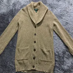 レディース L A級 @ POLO RALPH LAUREN(ポロラルフローレン) ショールカラー ロング カーディガン