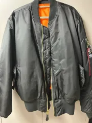 アルファインダストリーズ MA-1 フライト ジャケット ブラック L サイズ 出品