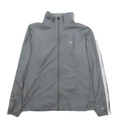 ナイキ NIKE SPORTSWEAR ウインドランナー パーカー ジップアップ ロゴ ナイロンジャケット グレー L レディース 
