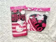 クラシック ハローキティ ウール 帽子 + マフラー セット