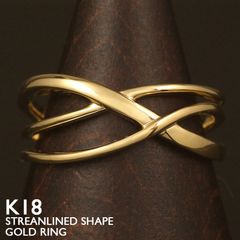 K18刻印あり✨本物✨ゴールド約6.2g 幅広リング ✨ユニセックス 金資産