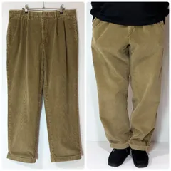 90s Brooks Brothers ブルックスブラザーズ ツータック 太畝 コーデュロイパンツ W38L30 TAN/タン/ベージュ ELLIOT エリオット ツータック プリーテッド 肉厚 ヘビーウェイト チノ スラックス ワイドパンツp25123427