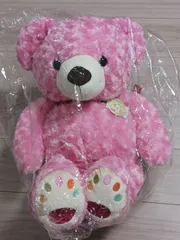 仔熊のラルク　(ピンク) くまぬいぐるみ TAKE OFF