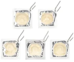 ベネリック Q・B・B 型抜きチーズ キーホルダー × 全5種セット フルコンプ ガチャガチャ カプセルトイ 