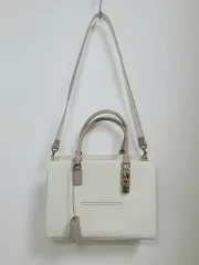 サマンサタバサ アイボリー トートバッグ ショルダーバッグ