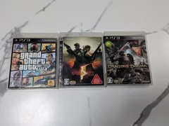 PS3　グランドセフトオートⅤ・バイオハザード5・ドラゴンドグマ