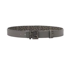 FENDI FFスクエアリバーシブルベルト シルバー 80サイズ 目黒蓮着用