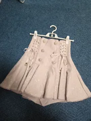 リズリサ サイド レースアップ スカート