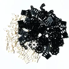 レゴ 正規品 中古 120個 ロボットのアーム等 黒・白 レゴブロック【管理番号：2661】