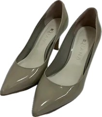 ZK25 DIANAダイアナ　エナメルパンプス　靴シューズ　ベージュ　レディース　23サイズ