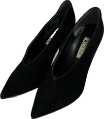 ZK25 【美品】DIANAダイアナ　パンプス　靴シューズ　ブラック　レディース　23サイズ