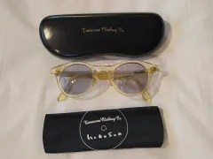 白山眼鏡 TIMEWORN CLOTHING(タイムウォーンクロージング) At Last&Co(アットラスト) Timeworn ボストン クリア サングラス メガネ