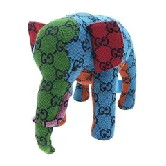 GUCCI ぬいぐるみ GUCCI グッチ ぬいぐるみ デコラティブ ゾウ GGキャンバス - メルカリ