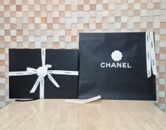 デパート正規品 CHANEL ボックス+お買い物バッグ+カメリア+リボン+バインダー リフィル+BOOK フルセット付属品 CHANEL