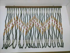 昭和レトロポップ☆玉のれんイエロー当初物 昭和レトロポップ☆玉のれんイエロー当初物 昭和レトロポップ☆玉