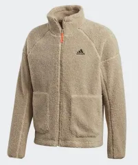 S 90サイズ レディース adidas シェルパ フリース ボア ジップアップ