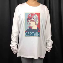 オリジナル ロンT キャプテンアメリカ マーベル アベンジャーズ ポップアート ロンT S M L XL タイト ジャスト 大きい ビッグ オーバーサイズ メンズ レディース ユニセックス ピンククリーム