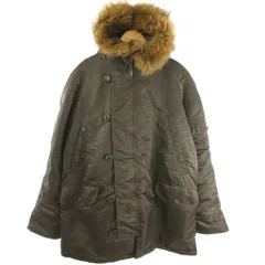 アルファ ALPHA N-3B ミリタリージャケット ブルゾン カーキ XL