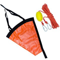 Anchor Brake Drift Socks Suit Boat Drifting PVC Sea Anchor Tow Rope Parachute Anchor Sea Fishing Kayak Boat