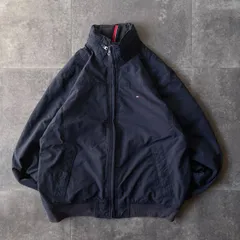 00s TOMMY HILFIGER ナイロンジャケット 中綿 紺 L A674