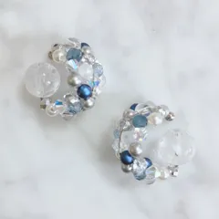 【公式カフ】ビジューカフ・青輝流星・まるでイヤリングのようなイヤーカフ（ビューティーカフ・さとう式イヤーカフ）