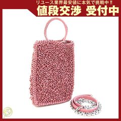 ハンドバッグ ディアマンテ ベージュ ピンク | Mercari