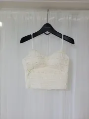 レース フリル ブラトップ 新品 プレゼント