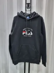 フィラ FILA 黒 裏起毛パーカー