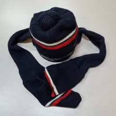 AI 87% フィラ 52 キッズ ネックウォーマー帽子 ネイビー 秋冬 10139