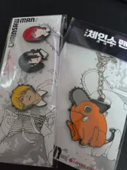 チェンソーマン デンジ レゼ マキマ バッジ ポチタ キーホルダー 新品