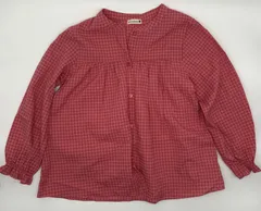 【新入荷!!】☆セット割対応☆ ブランシェス キッズ 長袖 チェック柄 シャツ 140cm （1533）