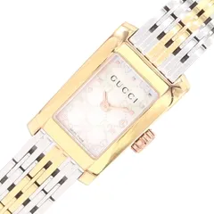  グッチ レディースウォッチ Gメトロ ピンクシェル 中古