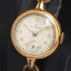 昭和初期 シチズン 手巻き時計 スモールセコンド 稼働品 - メルカリ