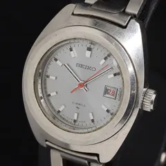 稼働 セイコー 2118-0410 手巻き シルバー文字盤 デイト 21石 レディース腕時計 KRH 2000000 NSK