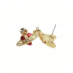 【ギフト対応可】ヴィヴィアンウエストウッド VIVIENNE WESTWOOD ピアス DIAMANTE HEART オーブ ハート レディース ゴールド ファッション アクセサリー ジュエリー 人気 ブランド おしゃれ 誕生日 記念 プレゼント 送料無料