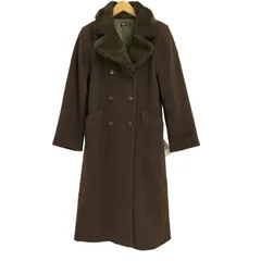 アニエスベー agnes b. PARIS アンゴラ混 ボア ウールコート レディース EUR：38 