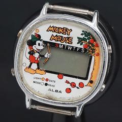 ALBA ミッキーマウス デジタル腕時計 昭和レトロ - メルカリ
