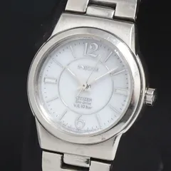 ソーラー シチズン ウィッカ E031-S039321 白文字盤 レディース腕時計 2000000 NSK KRK