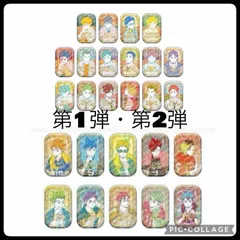 ハイキュー　スクエア缶バッジ　オフショット　第一弾 第二弾セット