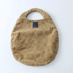 ミナペルホネン mina perhonen sa9187 tambourine タンバリン エッグバッグ /ベージュ ハンドバッグ 刺繍【2400014291292】