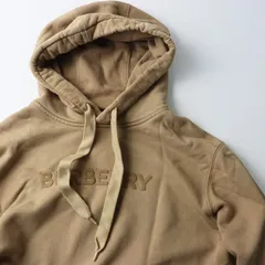 メンズ バーバリー BURBERRY ANSDELL アンデル ロゴ スウェット プルオーバーパーカー M ベージュ//フーディ【2400014670684】のサムネイル